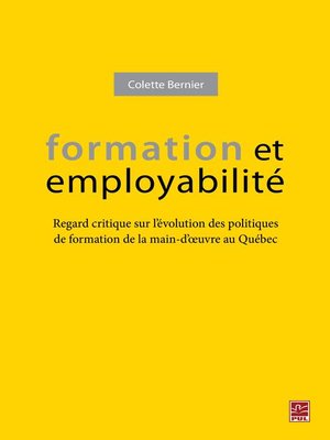 cover image of Formation et employabilité
